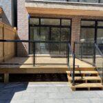 glass deck railing in toronto