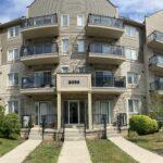 glass railing on balcony in Mississauga