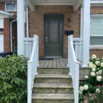 aluminum columns on a front porch in toronto