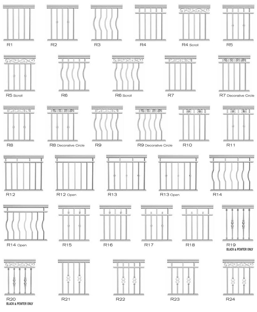 railing styles