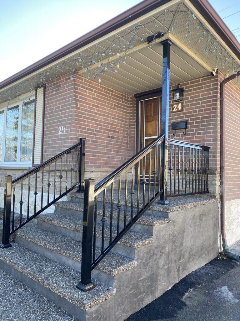 front porch railing barrie