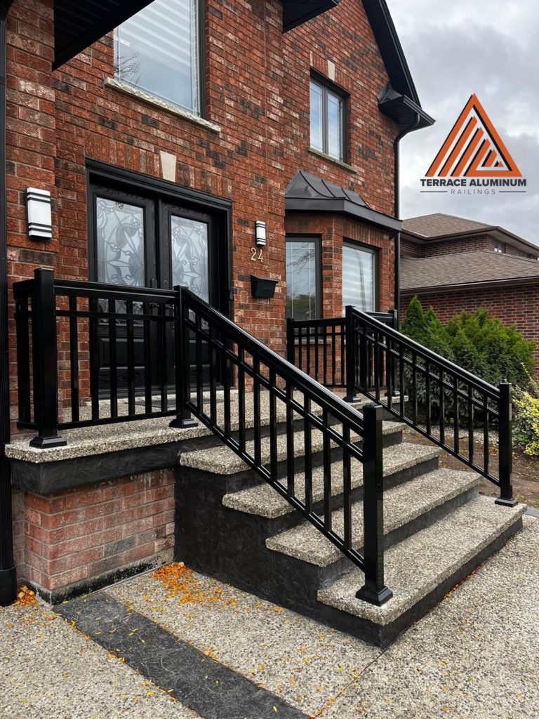 BLACK ALUMINUM RAILING Terrace Aluminum Railings