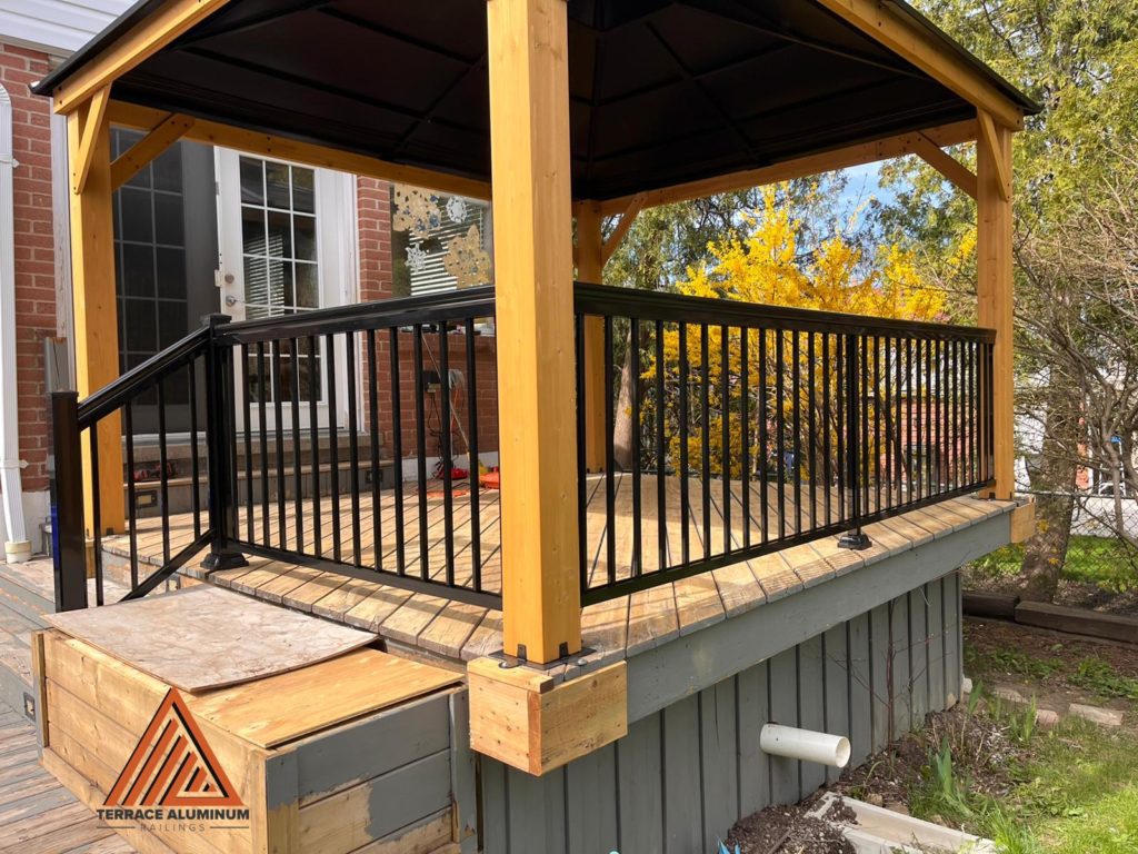 ALUMINIUM RAILINGS - Terrace Aluminum Railings And Masonry