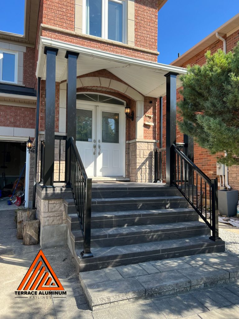 BLACK ALUMINUM RAILING - Terrace Aluminum Railings