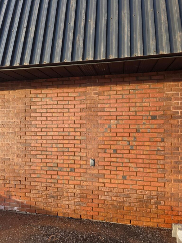 Exterior brick repair on residential wall in Toronto – Terrace Aluminum Railings & Masonry