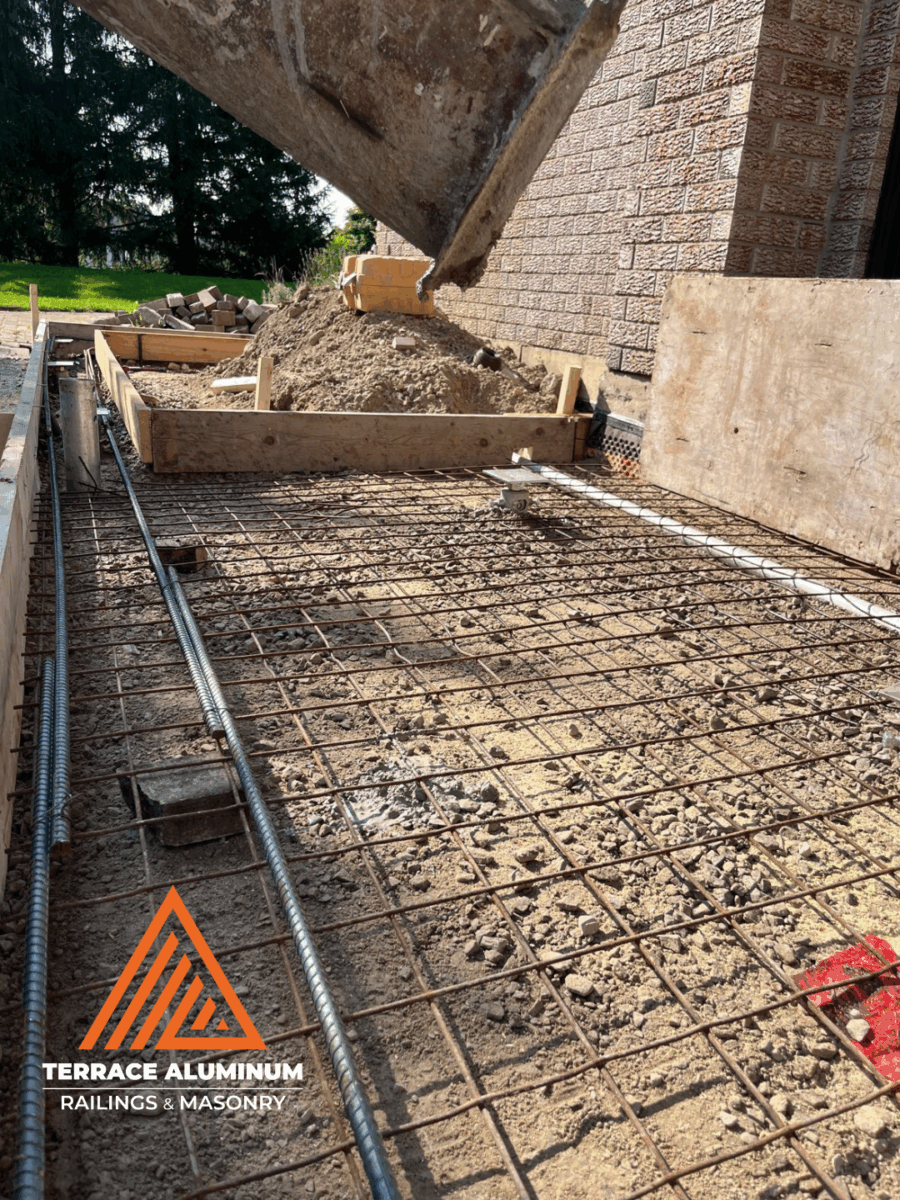 Concrete porch repair and resurfacing in Toronto