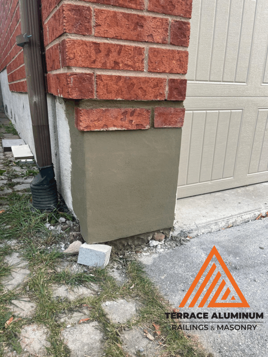 Concrete resurfacing to restore a cracked and aged surface