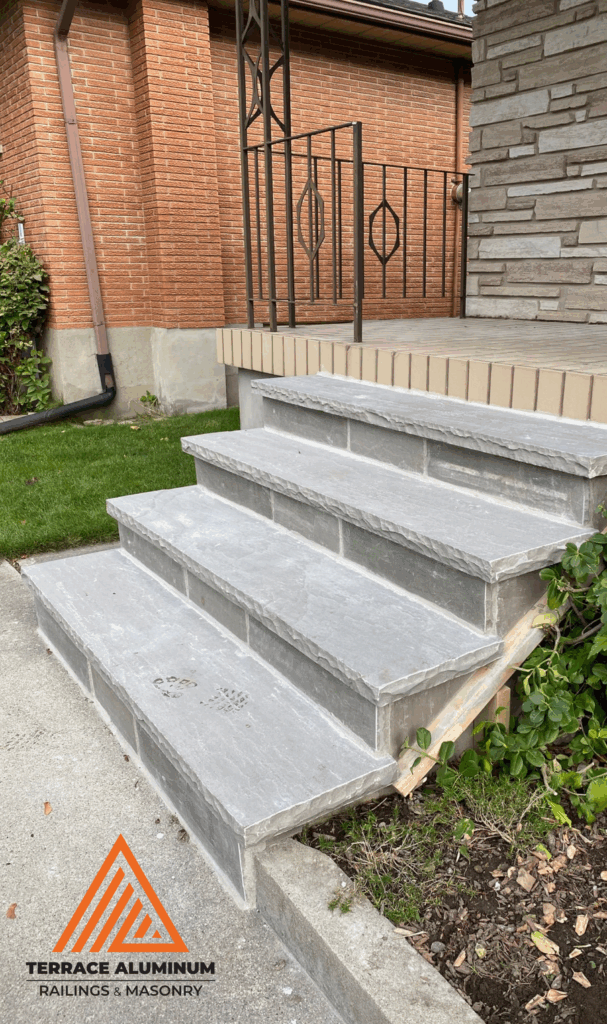 Old concrete steps demolished and rebuilt in Etobicoke