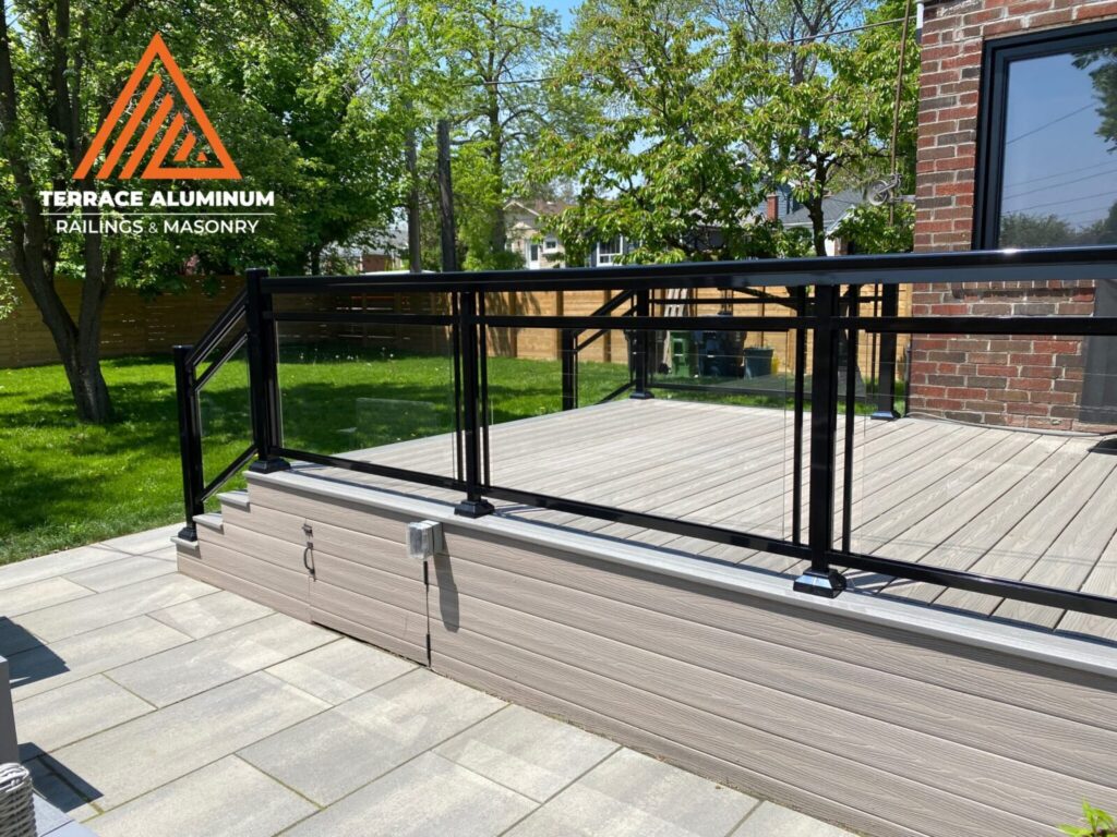 Enjoy uninterrupted views with a frameless glass balcony railing, perfect for modern homes.